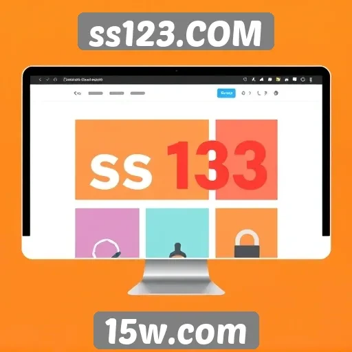Análise da interface do usuário do site ss123.COM